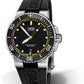 Oris Aquis Date 43mm Swiss Automatic Dive Watch Black Rubber Strap