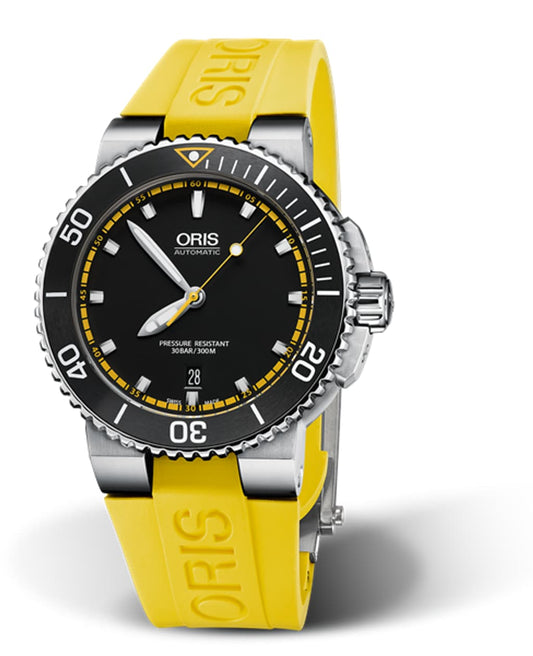 Oris Aquis Date 43mm Automatic Dive Watch Stainless Steel Ceramic Bezel