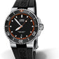 Oris Aquis Date Stainless Steel Automatic Dive Watch with Rubber Strap