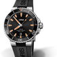 Oris Aquis Date Automatic Diver Watch, Stainless Steel, Black Ceramic Bezel, Rubber Strap