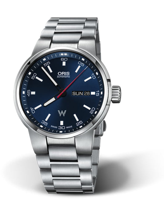 Oris Williams Day Date Automatic Watch Stainless Steel 42mm Day-Date Display
