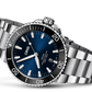 Oris Aquis Date Automatic Blue Dial Dive Watch Stainless Steel Bracelet