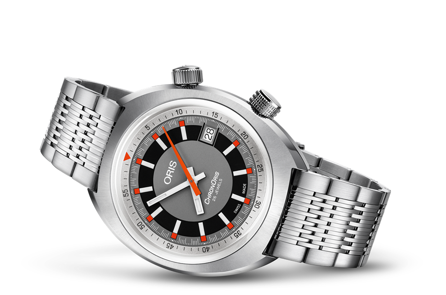 Oris Chronoris Date Stainless Steel Automatic Men's Sport Watch Bracelet