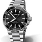 Oris Aquis Date 43.5mm Automatic Stainless Steel Dive Watch Ceramic Bezel Black Dial