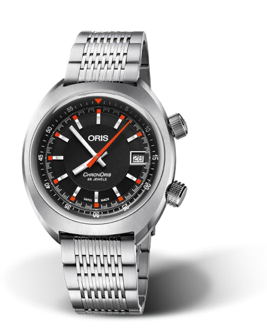 Oris Chronoris Date 39mm Automatic Stainless Steel Sapphire Crystal Watch