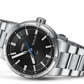 Oris TT1 Day Date Automatic Stainless Steel Men's Watch, Black Dial