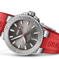 Oris Aquis Date Relief Swiss Automatic Dive Watch, Stainless Steel, Red Rubber Strap