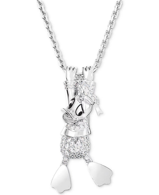 Swarovski Donald Duck Crystal Pendant Necklace