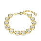 Swarovski Imber Gold-Tone Tennis Bracelet with Sparkling Crystals and Adjustable Fit