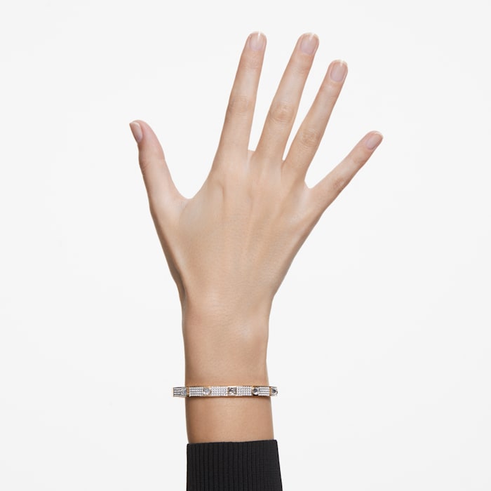 Swarovski Thrilling Deluxe Elegant Gold-Plated Crystal Bangle Bracelet