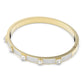 Swarovski Thrilling Deluxe Elegant Gold-Plated Crystal Bangle Bracelet