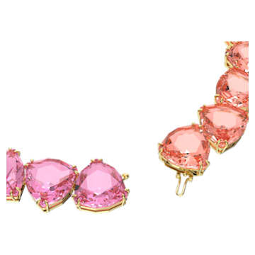 Swarovski Millenia Oversized Trilliant Multicolored Crystal Necklace Gold-Plated