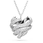 Swarovski Volta Heart Shaped Small White Rhodium Plated Pendant