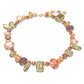 Swarovski Gema Vibrant Multicolored Gold-Plated Mixed-Cut Statement Necklace