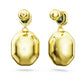 Swarovski Elegant Chroma Multicolored Gold-Tone Premium Drop Earrings