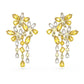 Swarovski Gema Yellow & Clear Crystal Chandelier Drop Earrings, Gold-Tone Plated