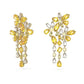 Swarovski Gema Yellow & Clear Crystal Chandelier Drop Earrings, Gold-Tone Plated