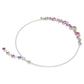 Swarovski Gema Multicolored Mixed-Cut Crystal Rhodium Plated Necklace, Elegant Jewelry