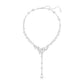 Swarovski Mesmera Y-Shaped White Rhodium Plated Crystal Necklace