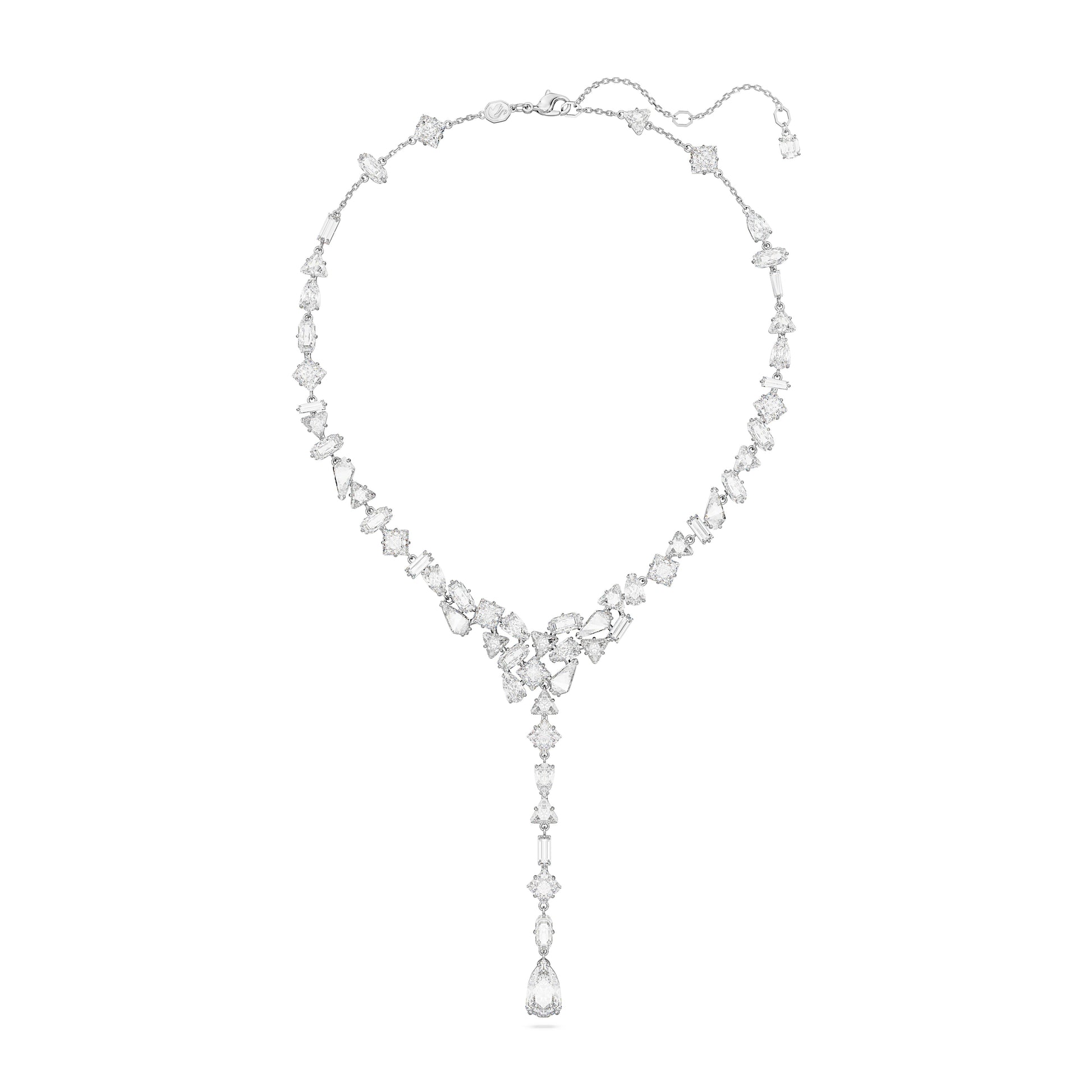 Swarovski Mesmera Y-Shaped White Rhodium Plated Crystal Necklace
