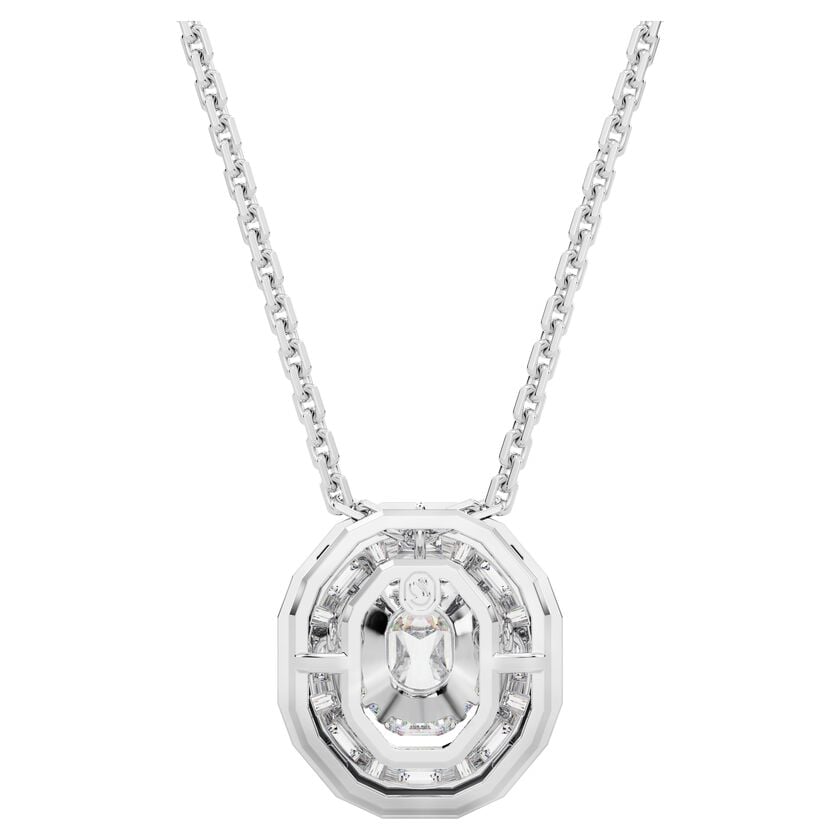 SWAROVSKI Mesmera Octagon Cut White Rhodium Plated Pendant
