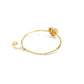 Hyperbola Soft Pin Bangle Heart Pink Gold-tone Plated