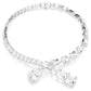 Swarovski Matrix Sparkle Mixed Cut Rhodium Plated White Necklace