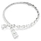 Swarovski Matrix Sparkle Mixed Cut Rhodium Plated White Necklace