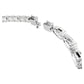 Swarovski Matrix Sparkle Mixed Cut Rhodium Plated White Necklace
