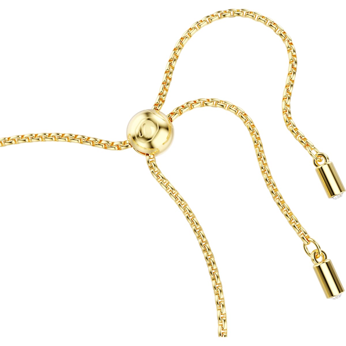 Imber Rose Gold-Tone Tennis Bracelet with White Round Crystals