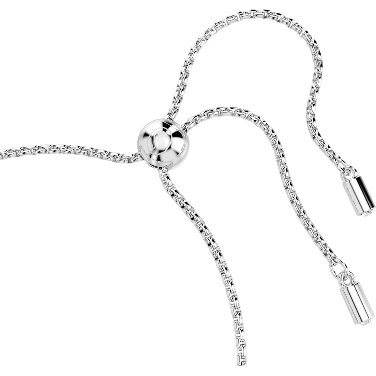 Imber Blue Swarovski Tennis Bracelet with Rhodium Plated Finish