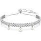 Ariana Grande x Swarovski Crystal Pearl Bracelet White Rhodium Plated