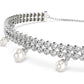 Ariana Grande x Swarovski Crystal Pearl Bracelet White Rhodium Plated