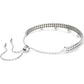 Ariana Grande x Swarovski Crystal Pearl Bracelet White Rhodium Plated