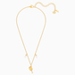 Swarovski Crystal Line Friends Tennis Layered Necklace, Gold-Tone Plated, Elegant Accessory