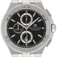 Maurice Lacroix Aikon Chronograph Black Leather Strap Watch AI1018-SS001-330-1