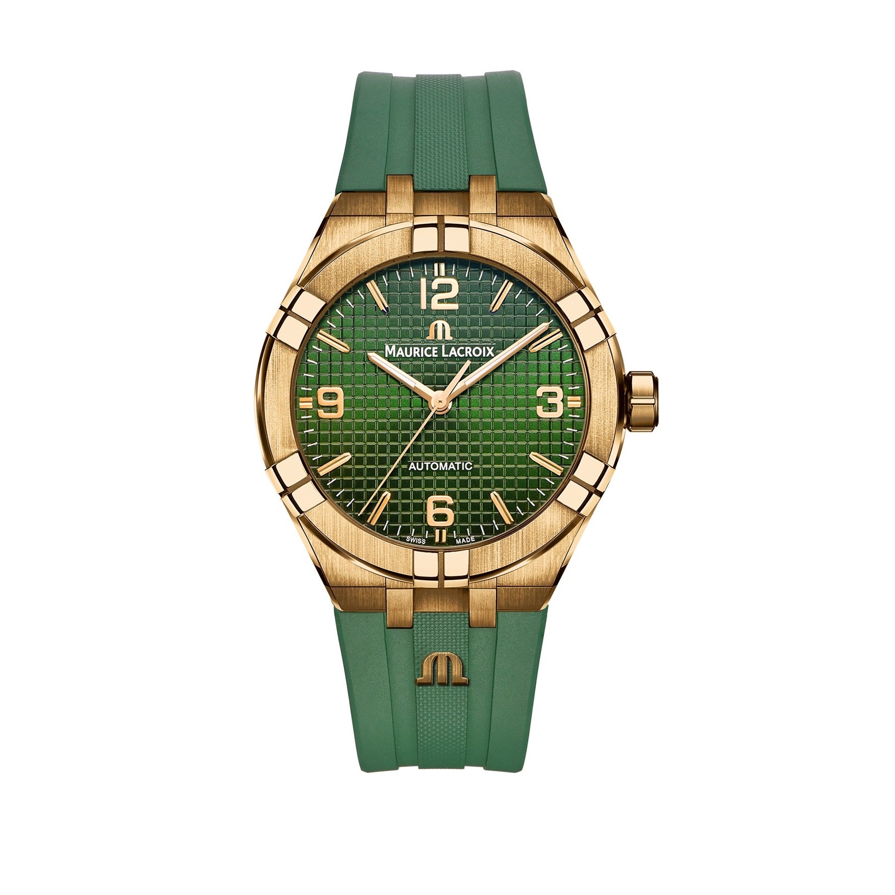 Maurice Lacroix AI6008-BRZ0B-630-M Automatic Watch Stainless Steel Case Blue Dial