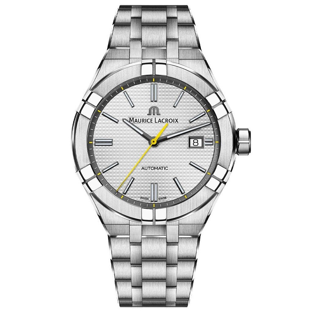 Elegant Swiss Maurice Lacroix AI6008 SS00F 231A Automatic Watch
