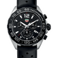 TAG Heuer Formula 1 Quartz Racing Chronograph, 43mm Steel, Black Dial, 200M Water Resistance