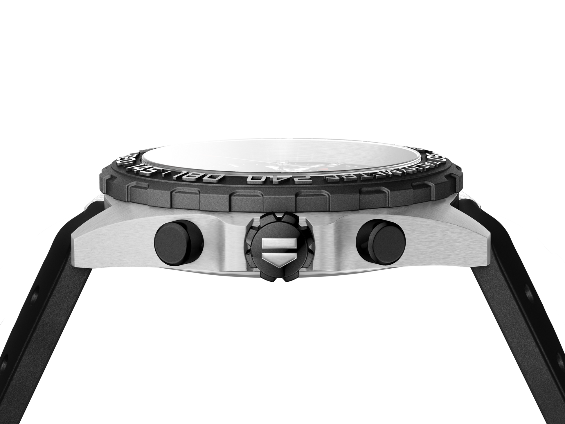 TAG Heuer Formula 1 Quartz Racing Chronograph, 43mm Steel, Black Dial, 200M Water Resistance