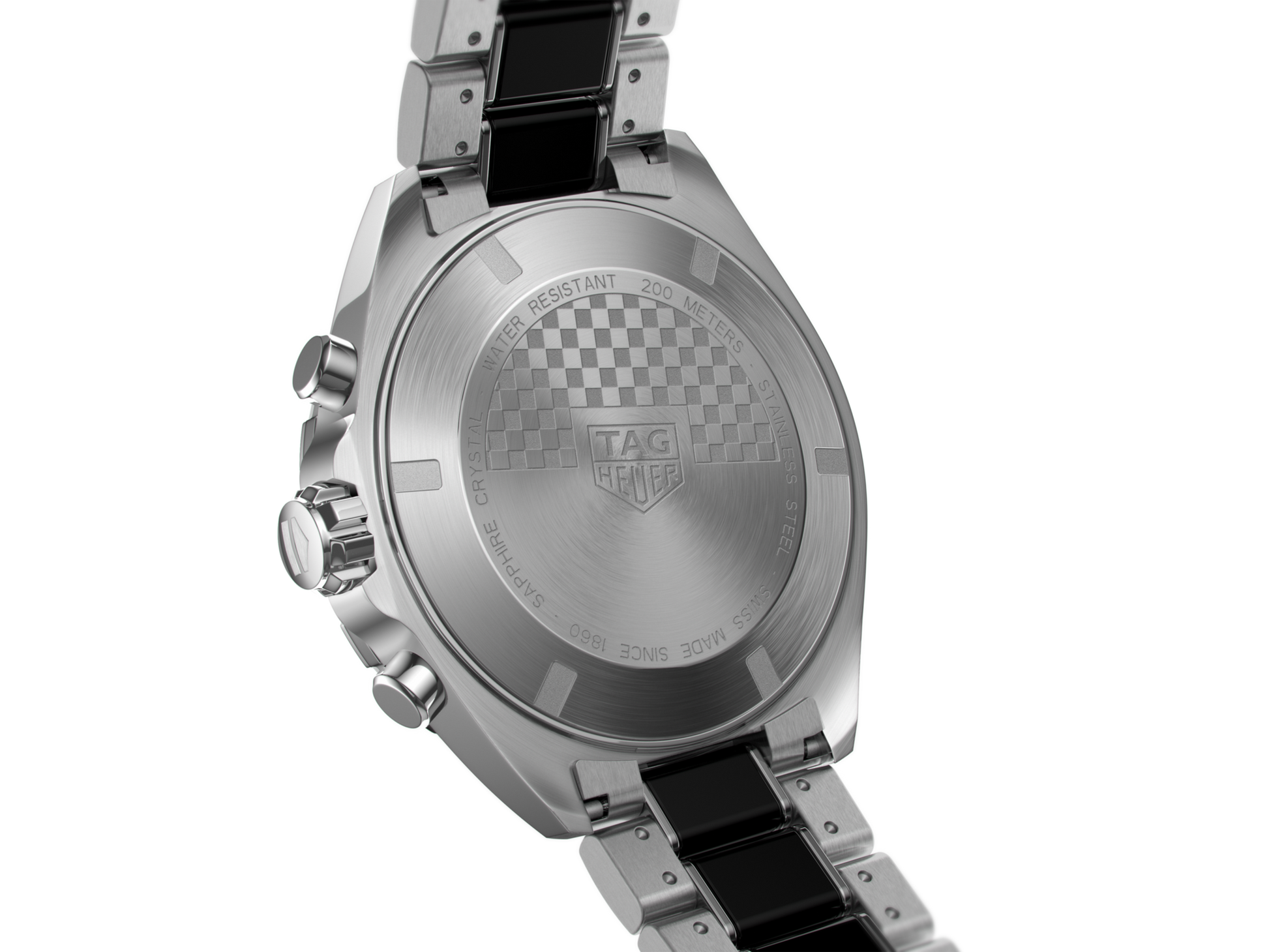 TAG Heuer Formula 1 43mm Steel Chronograph Watch, Silver Dial, Ceramic Bezel