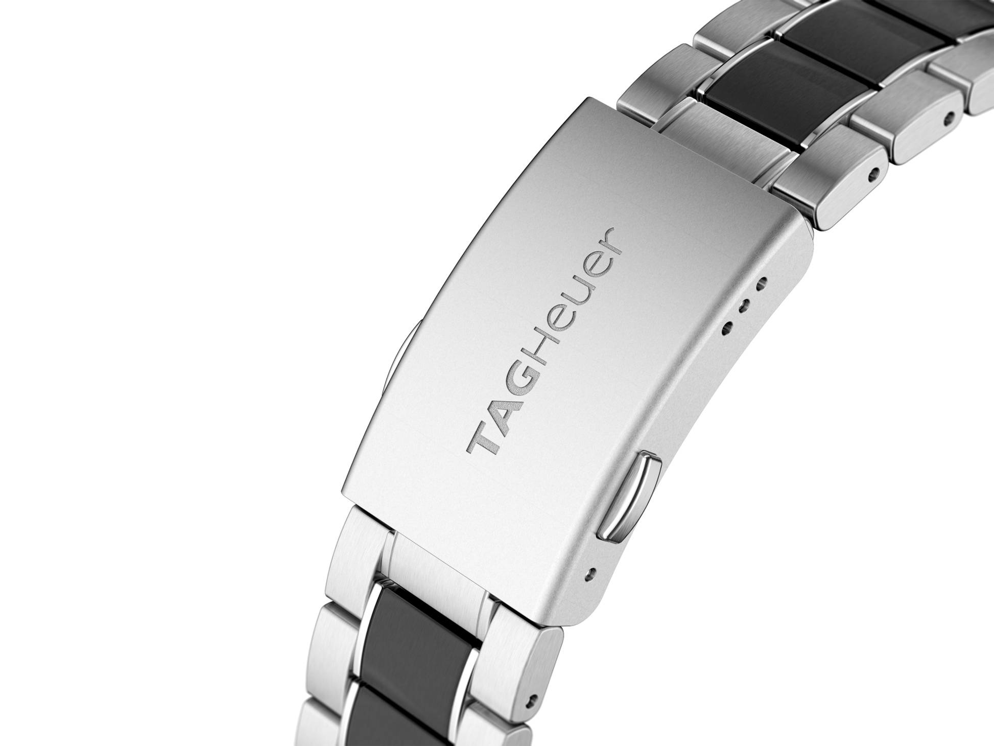 TAG Heuer Formula 1 43mm Steel Chronograph Watch, Silver Dial, Ceramic Bezel