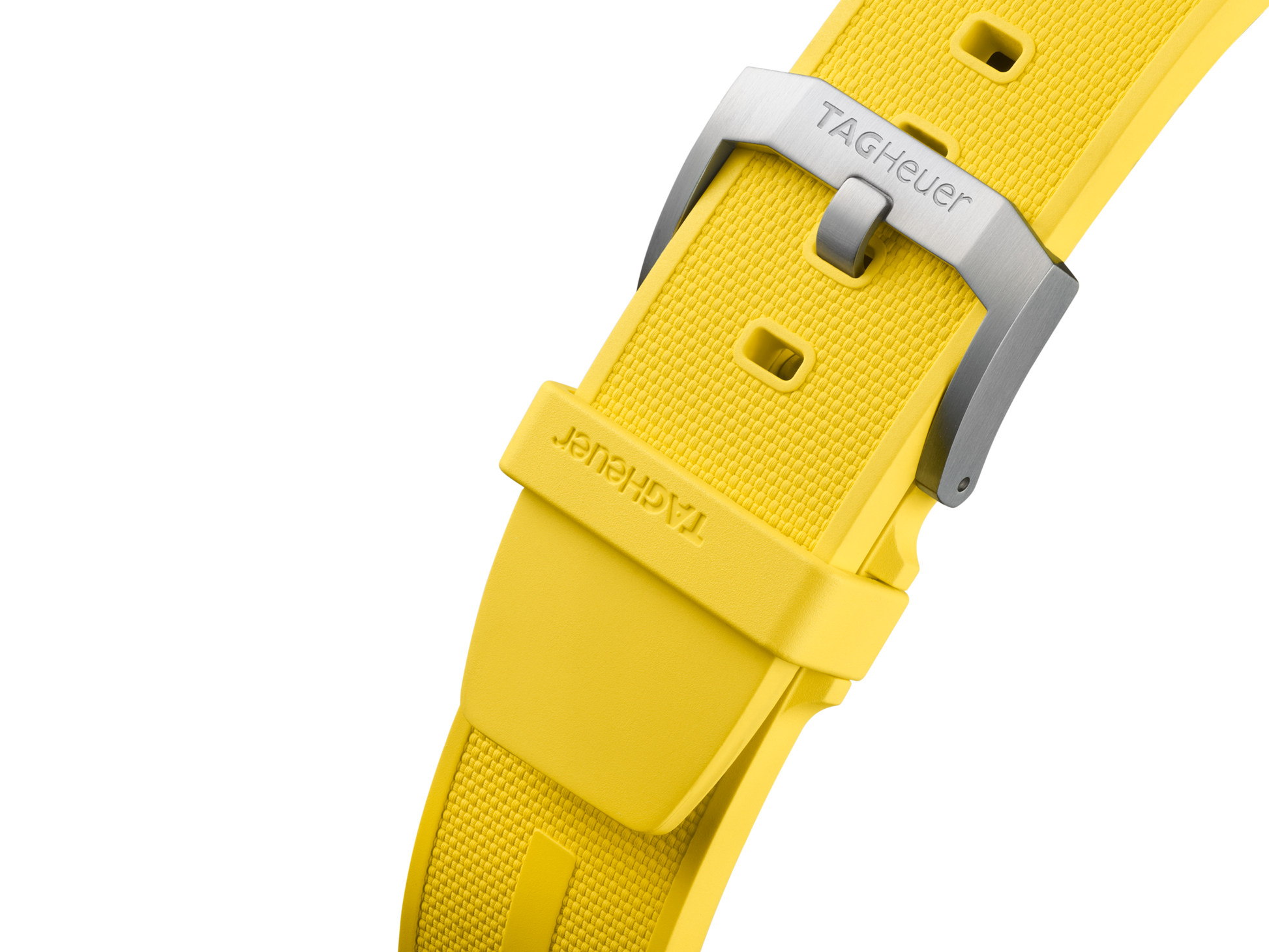 TAG Heuer Formula 1 43mm Quartz Chronograph Yellow Rubber Strap Watch