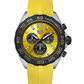 TAG Heuer Formula 1 43mm Quartz Chronograph Yellow Rubber Strap Watch