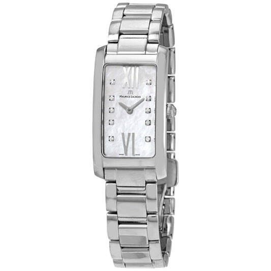 Maurice Lacroix Automatic Stainless Steel Watch with Sapphire Crystal