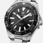 TAG Heuer Aquaracer Men's 41mm Steel Quartz Dive Watch Black Dial