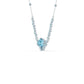 Swarovski Dainty Light Blue Crystal Necklace