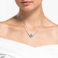 Swarovski Dainty Light Blue Crystal Necklace