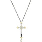 Swarovski Women’s Stainless Steel Crystal Pendant Necklace with Gold Finish