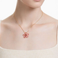 Swarovski Idyllia Pink Flower Pendant Necklace